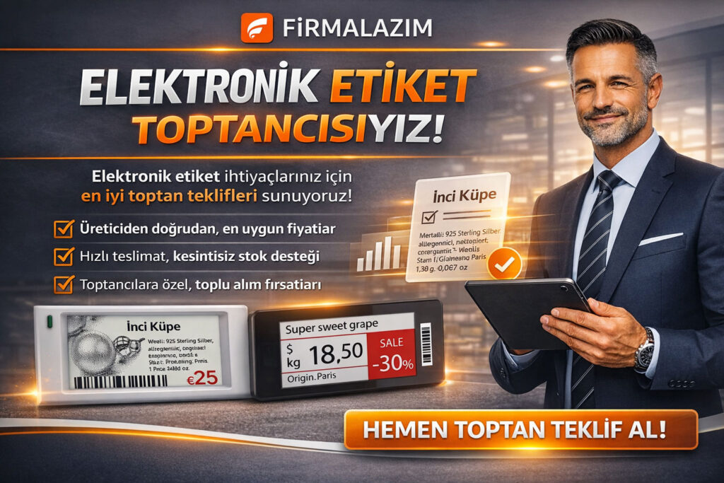 2026 Güncel Elektronik Fiyat Etiketi Fiyatları ve ESL Sistemi Fiyatları