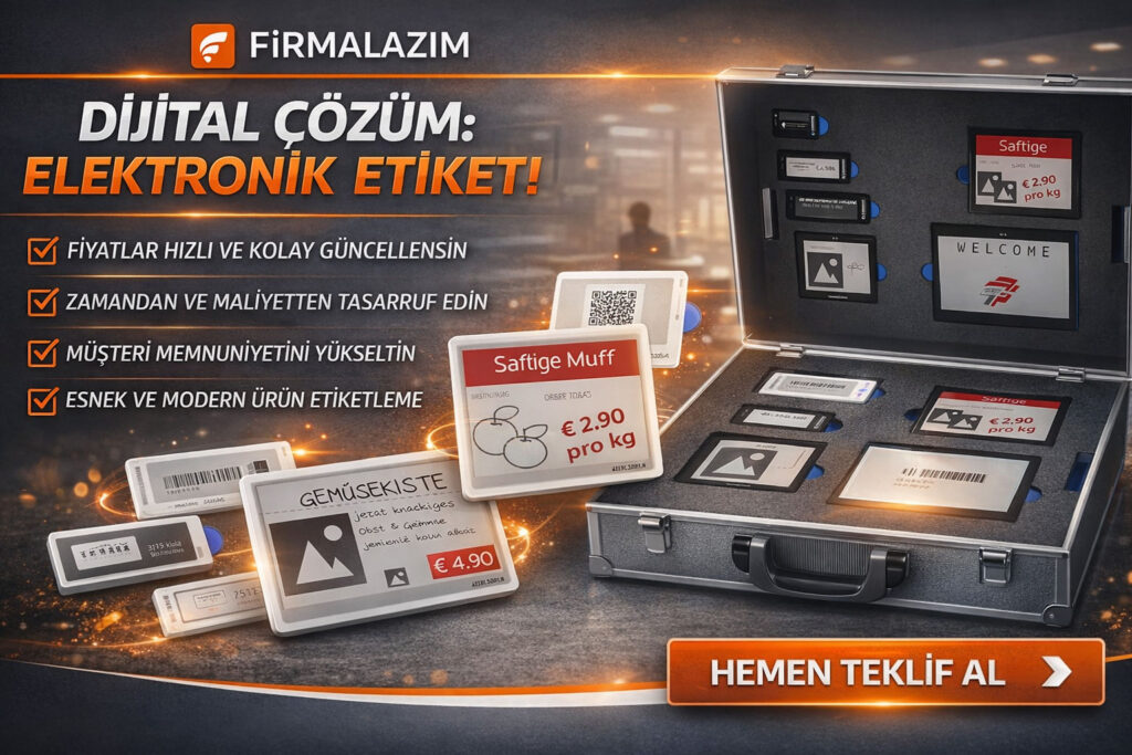 Elektronik Etiket Sistemine Geçmeli