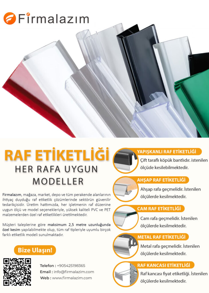 Şeffaf Raf Etiketliği Çeşitleri