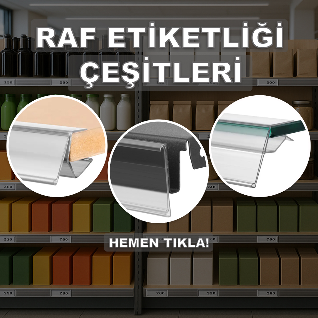 Şeffaf Raf Etiketliği Nedir