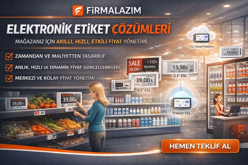 Metal raflar için klipsli elektronik etiket tutucu modelleri nelerdir