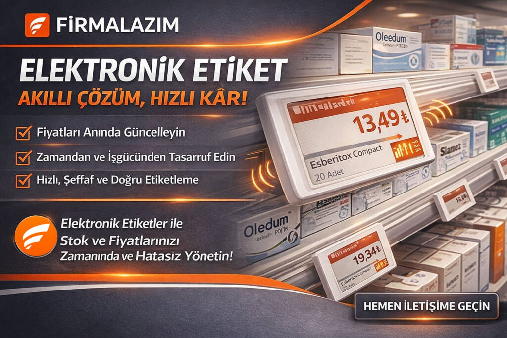 Dijital Fiyat Etiketi Montaj Setleri