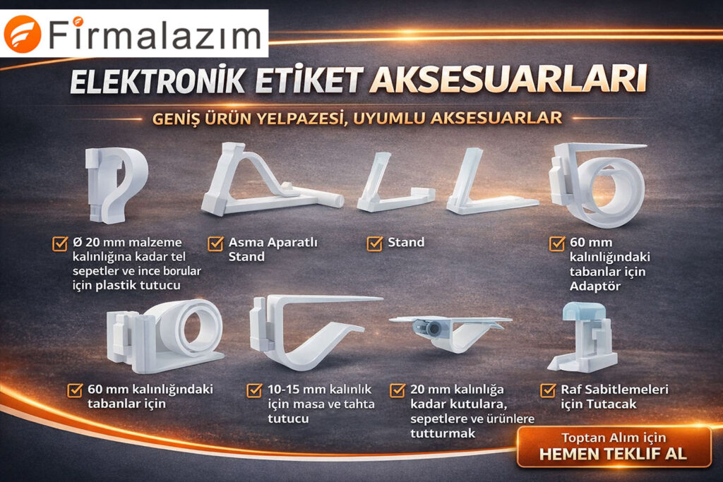 Elektronik Etiket Sabitleme Klipsleri